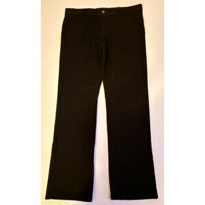 NWT Chaps Approved School Wear Black Pants Boys Size 18 Husky Adjustable Waist